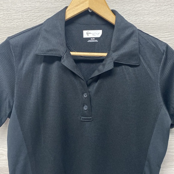 Greg Norman Ladies Black Golf Polo - Picture 2 of 9